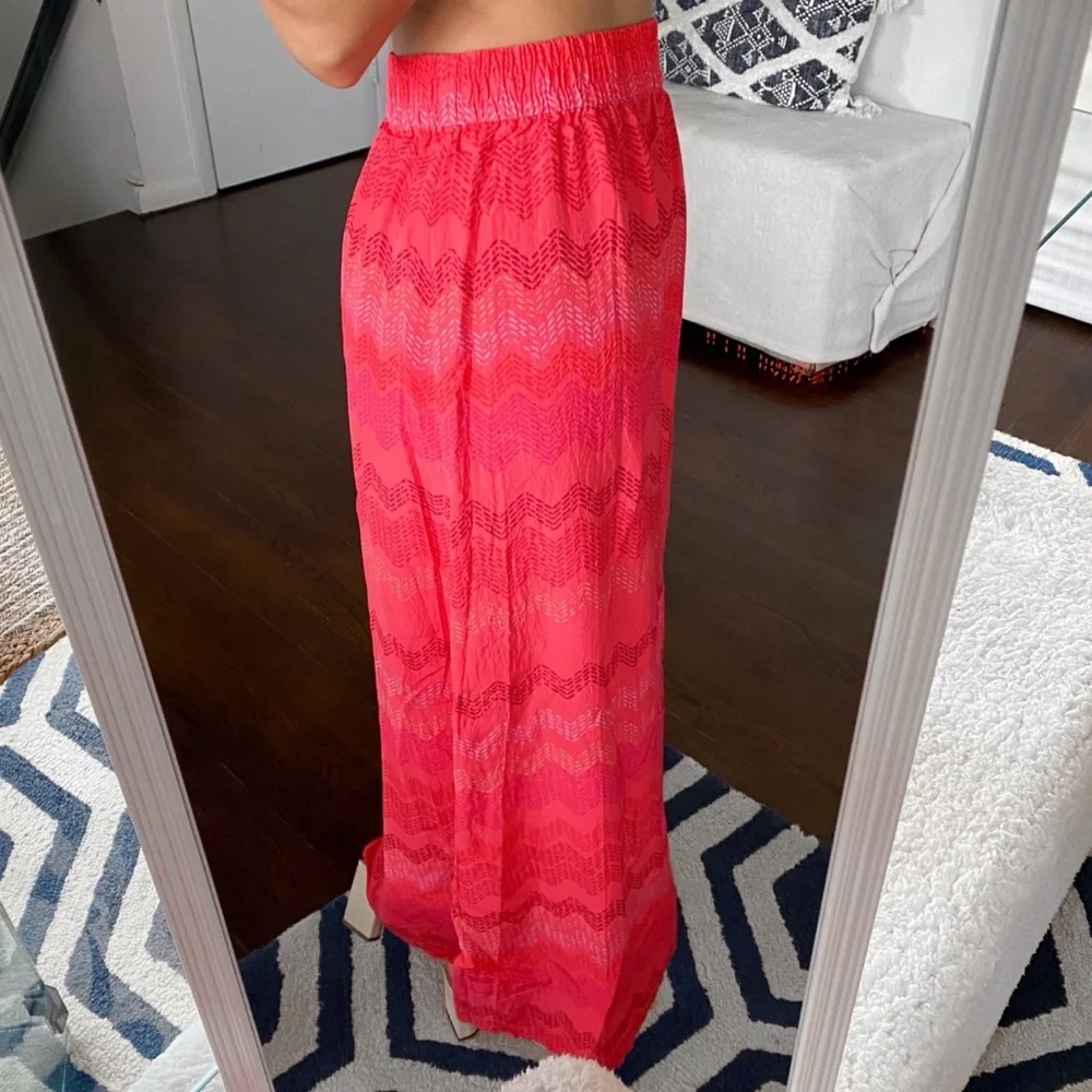 🪭 TCHIBO BOHO PINK CORAL HIGH WAIST MAXI SKIRT! - Picture 4 of 13
